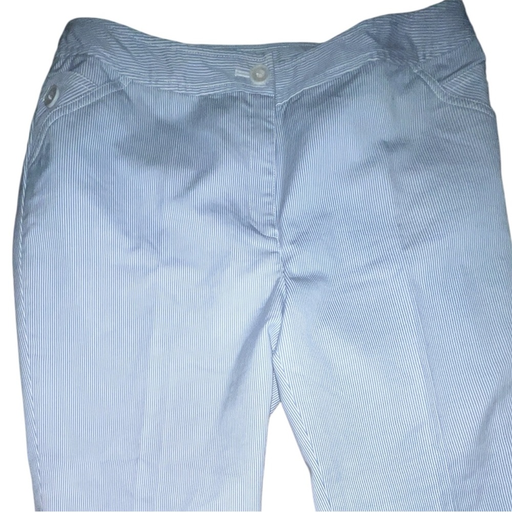 Women's Light Blue Cropped Pants